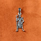 92.5 Silver Karuppu Samy Dollar | Kaval Deivam Pendant | ZORKI