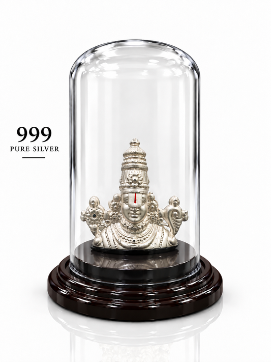 999 Pure Silver Venkateswara Perumal Idol | ZORKI