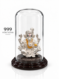 999 Silver Ganesha Blessing Idol | ZORKI