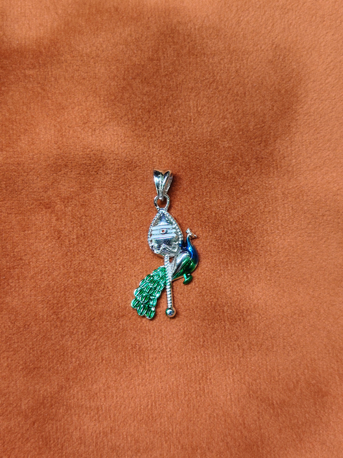 92.5 Silver Murugan Vel Mayil Pendant Dollar | ZORKI