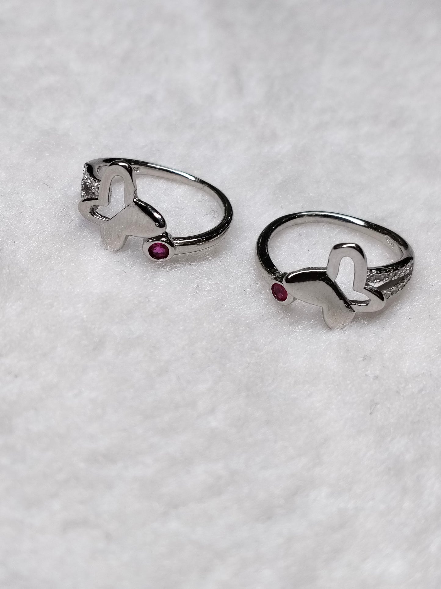 Sparkling Silver Toe Ring