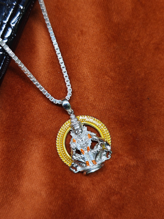 92.5 Silver Ayyappa Devotional Dollar | ZORKI