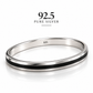 Black Line 92.5 Silver Kada for Men | Premium Silver Kada